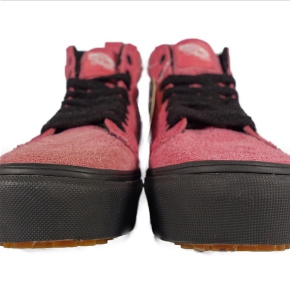 >Ⓜ️SK8-Hi 1.5” PLATFORM MTE SUEDE DESERT ROSE/BLACK LACE UP BRAND NEW VANS - Picture 3 of 16